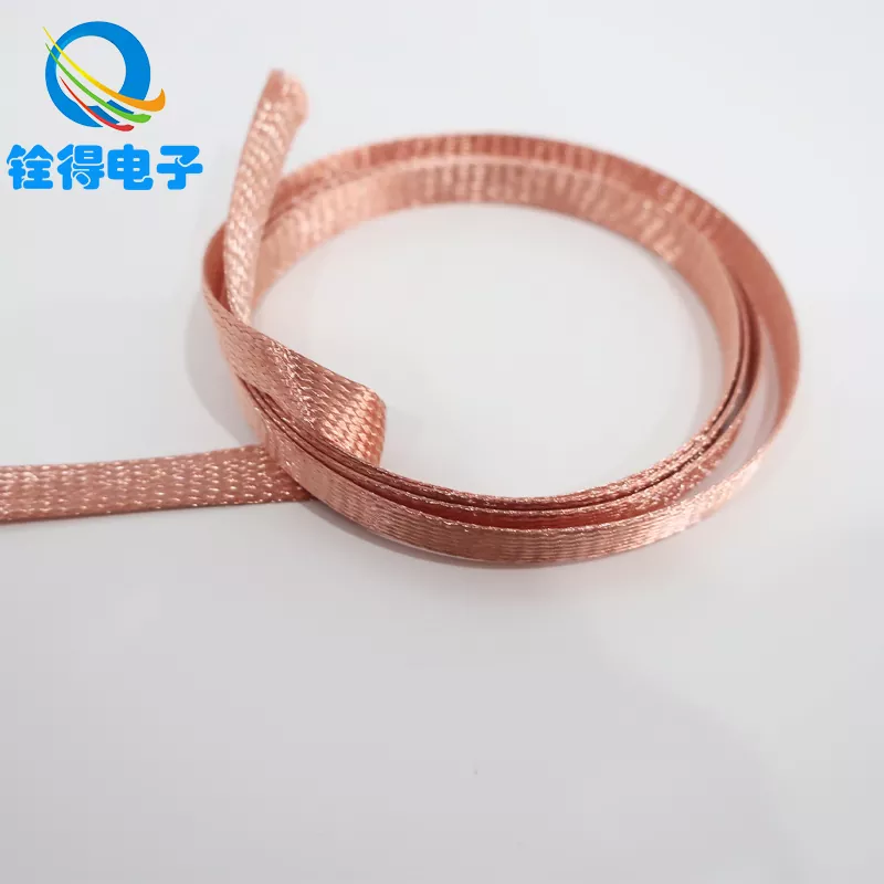 Kawat braided tembaga rata